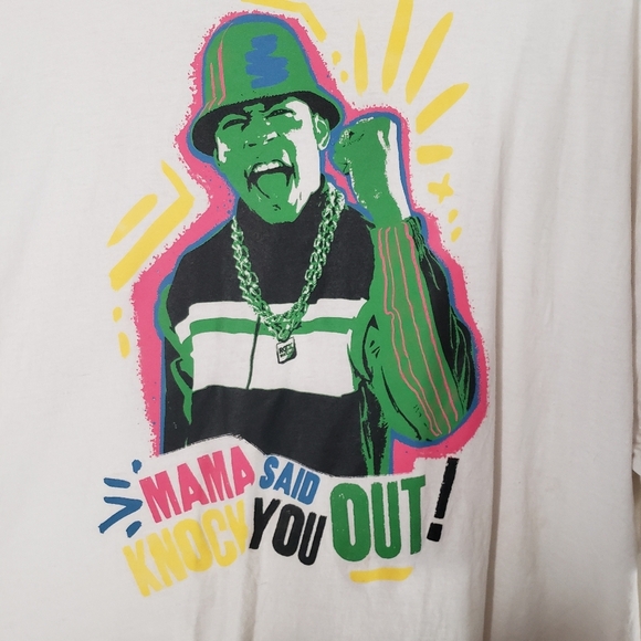 Rock The Bells LL Cool J Spell Out Mama Said Knock You Out White T-Shirt Size L - Picture 5 of 7